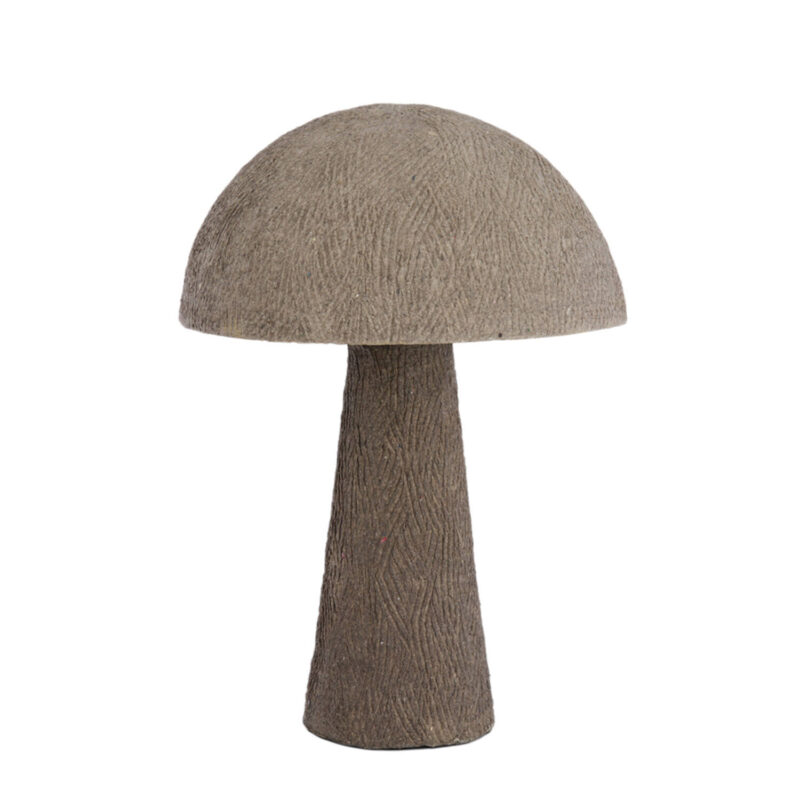 Lámpara de mesa con forma de seta gris Light & Living Chirlo – H. 36 cm