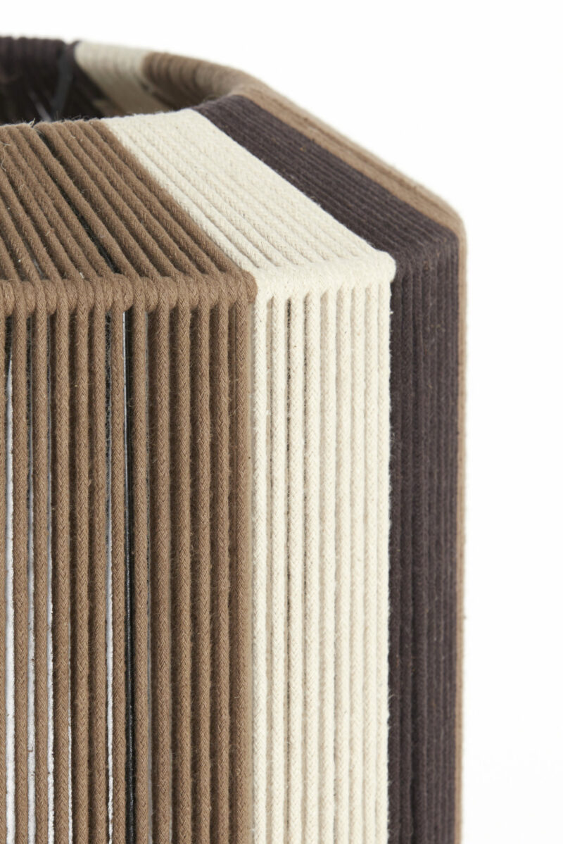 Lámpara colgante de cartón marrón Light & Living Kozana - Ø 30 cm - Imagen 3