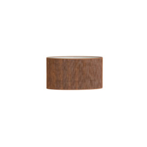 Pantalla de lámpara cilíndrica marrón Light & Living Penny - H. 28 cm