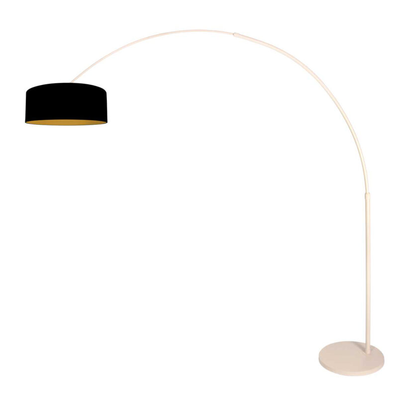Lámpara beige con pantalla negra Steinhauer Sparkled Light - Imagen 2