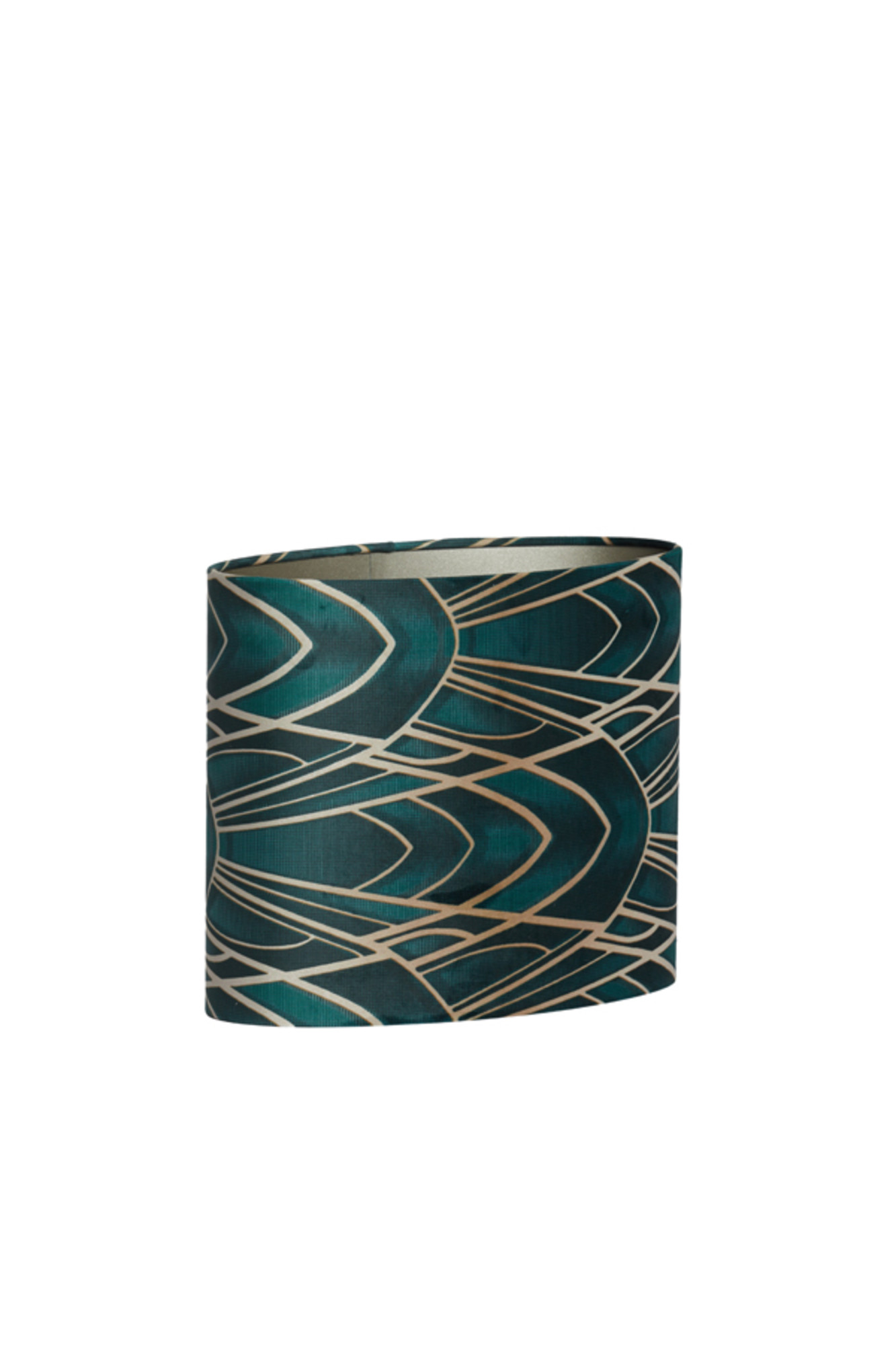 Pantalla de lámpara verde con estampado Light & Living Tiara - Imagen 3