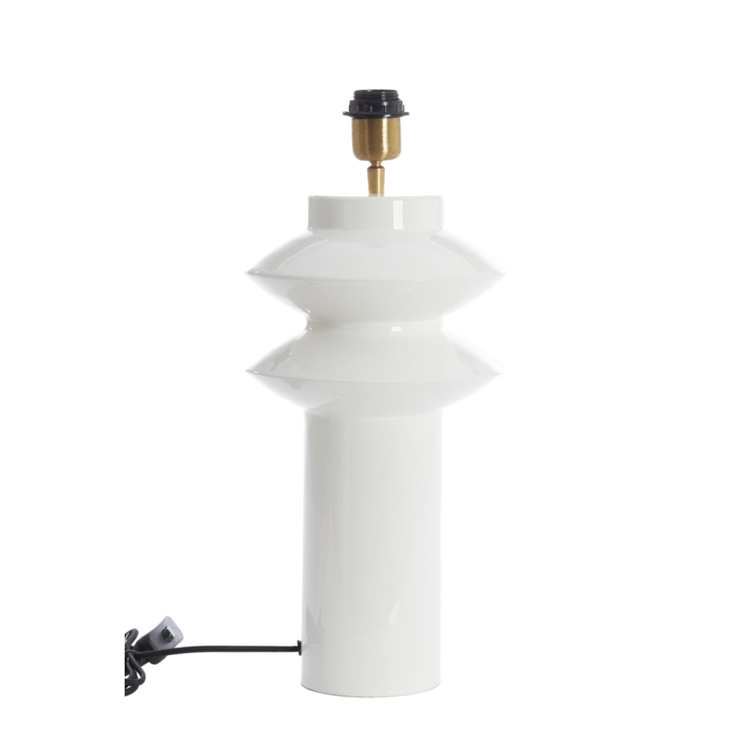 Base de lámpara blanca Light & Living Petch - H. 40 cm