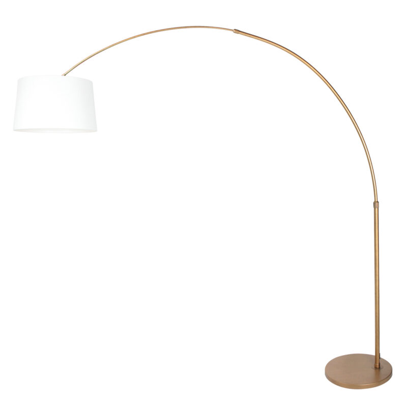Lámpara clásica bronce con pantalla blanca Steinhauer Sparkled Light - Imagen 2