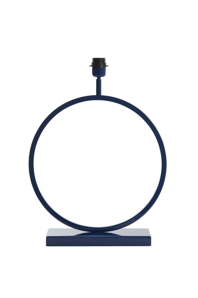 Base de lámpara redonda azul Light & Living Liva - H. 53 cm - Imagen 2