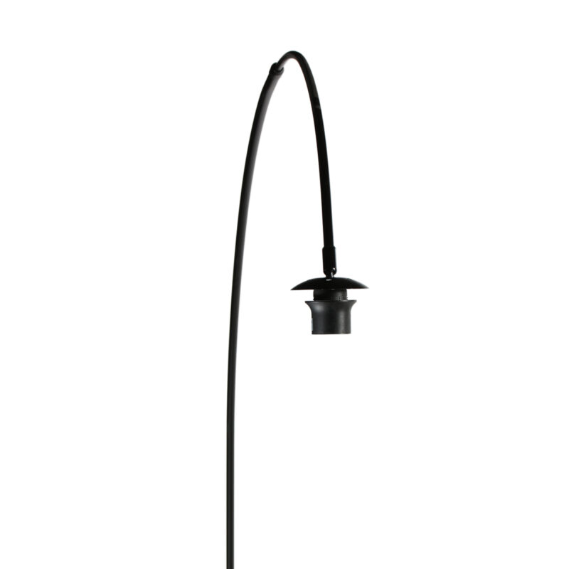 Lámpara minimalista negra con pantalla textil Anne Lighting Curve - Imagen 13