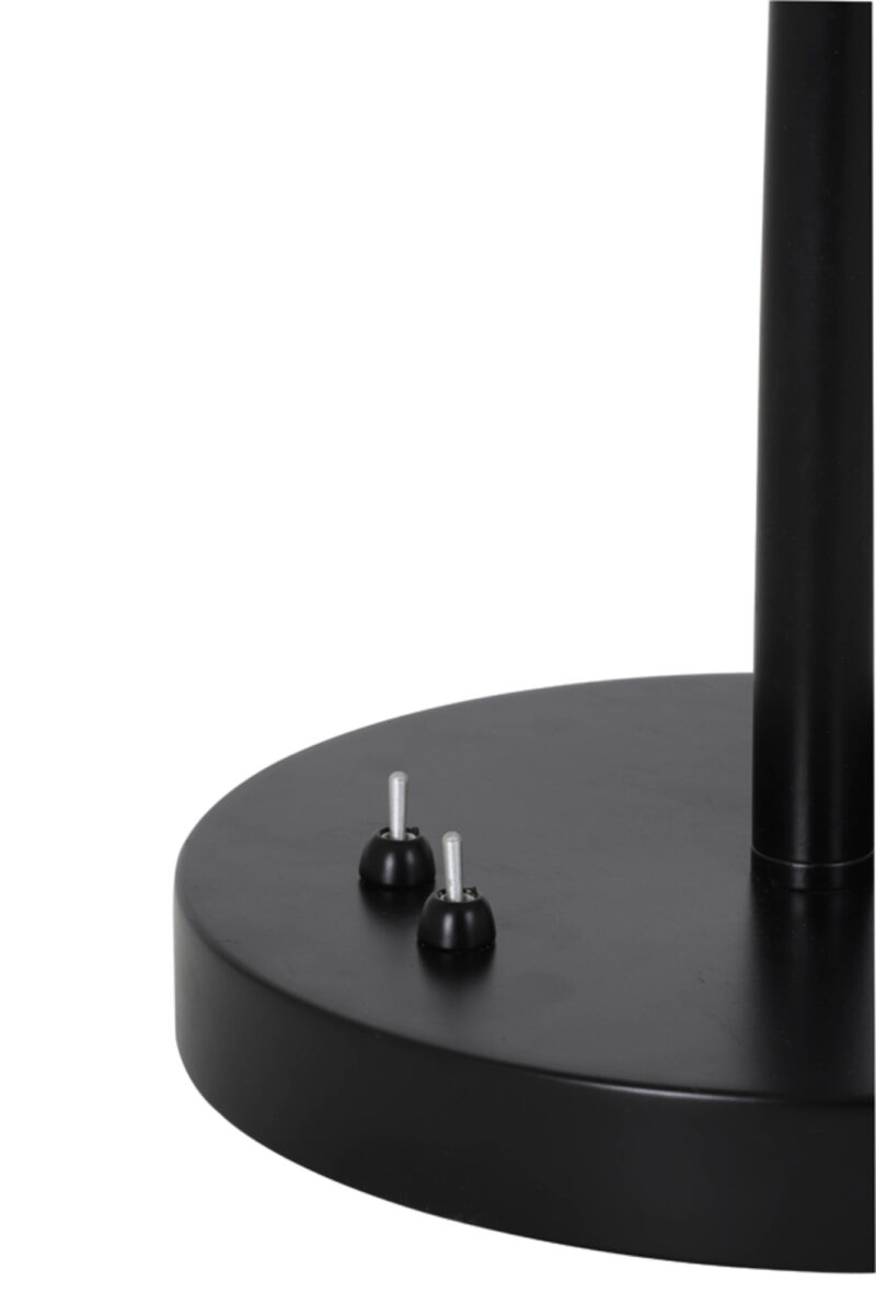 Base de lámpara negra con luz de lectura Light & Living Montana – H. 47,5 cm - Imagen 6