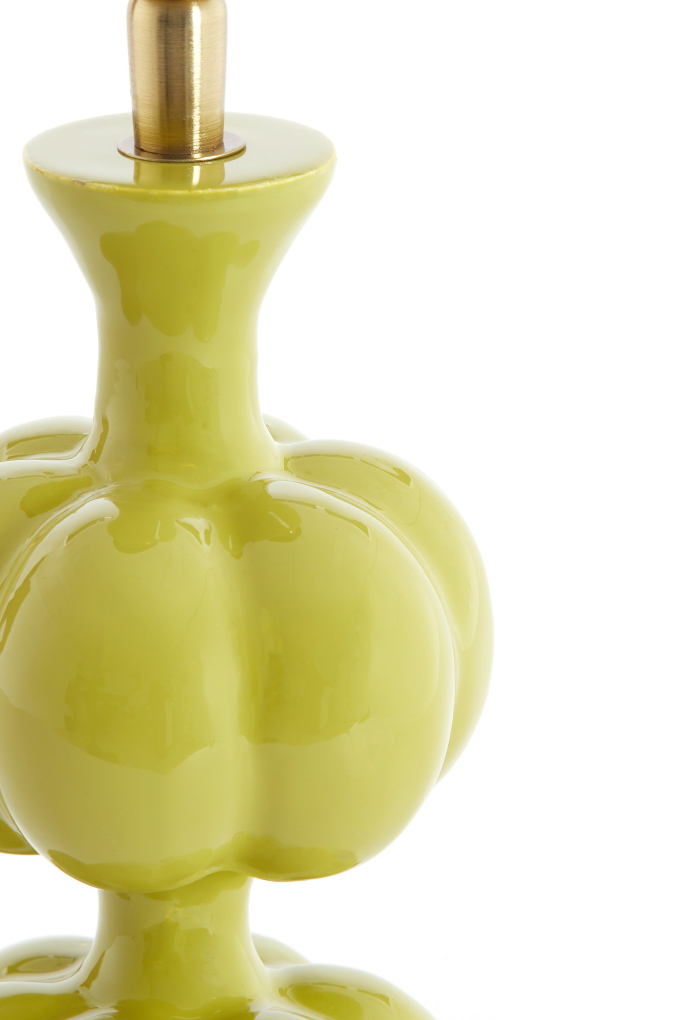 Base de lámpara verde de cerámica Light & Living Caldas - Imagen 4