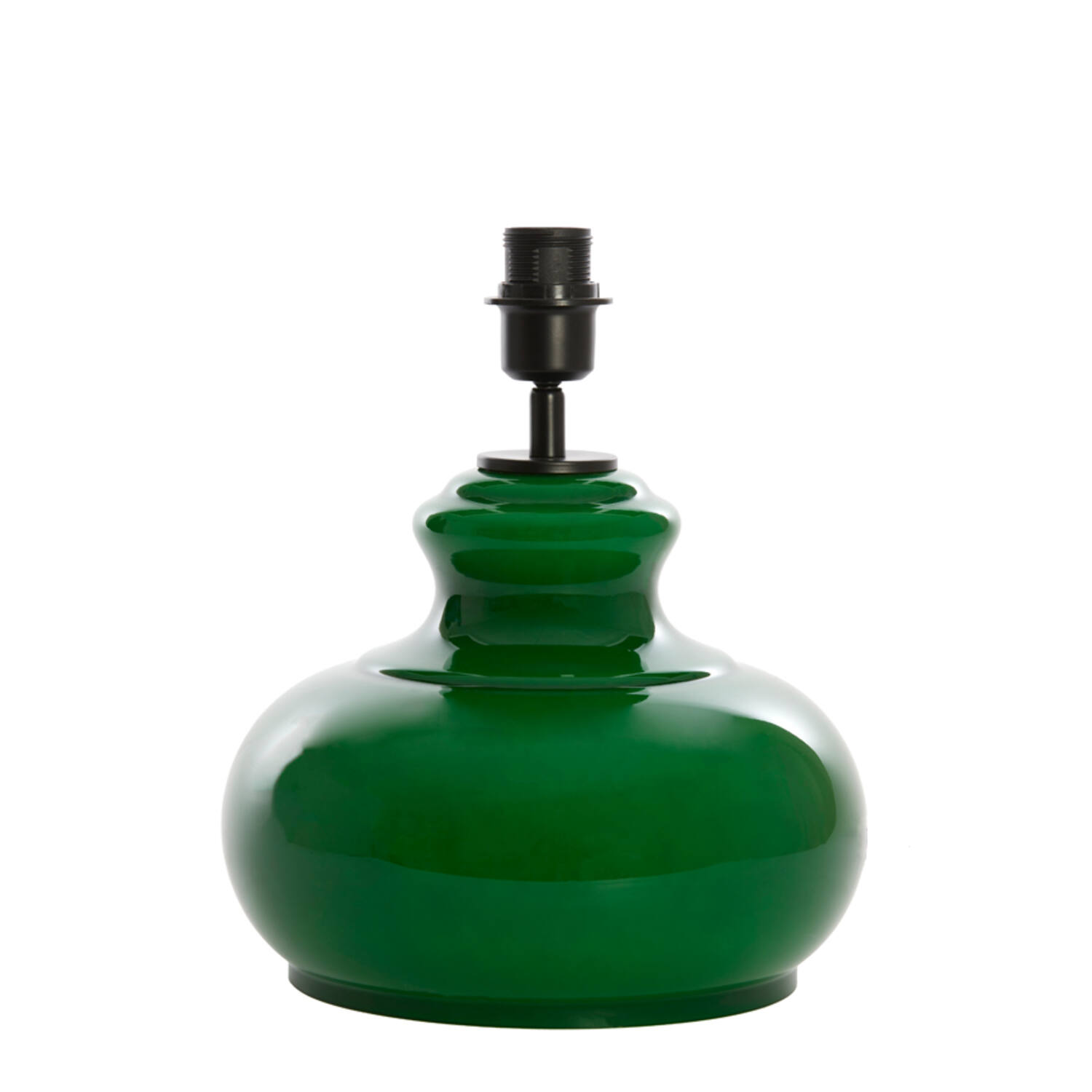 Base de lámpara verde brillante Light & Living Verde - H. 33 cm