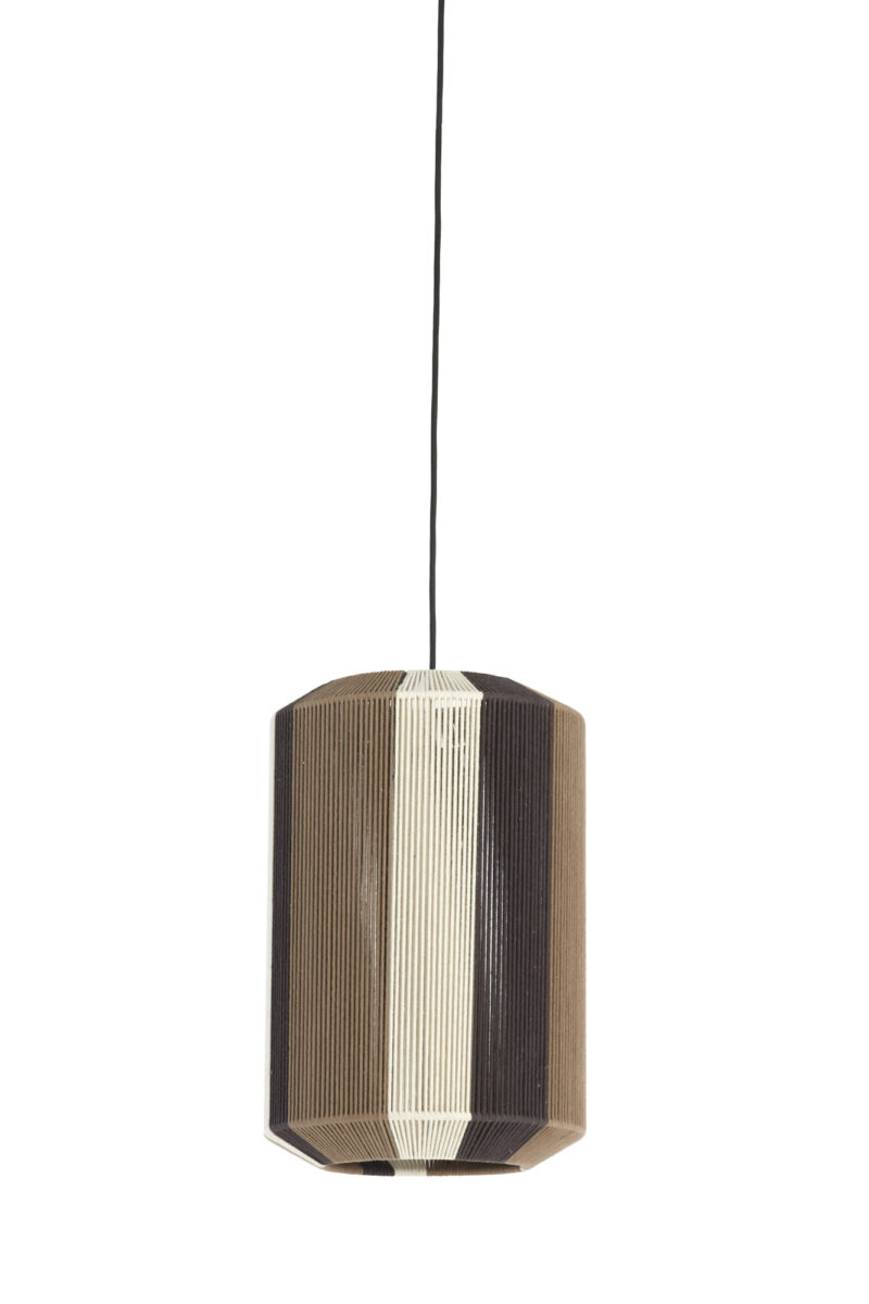 Lámpara colgante de cartón marrón Light & Living Kozana - Ø 30 cm - Imagen 2