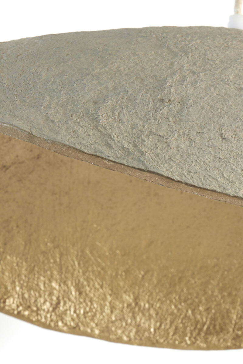 Lámpara orgánica beige compacta Light & Living Lonia - Ø 43 cm - Imagen 6