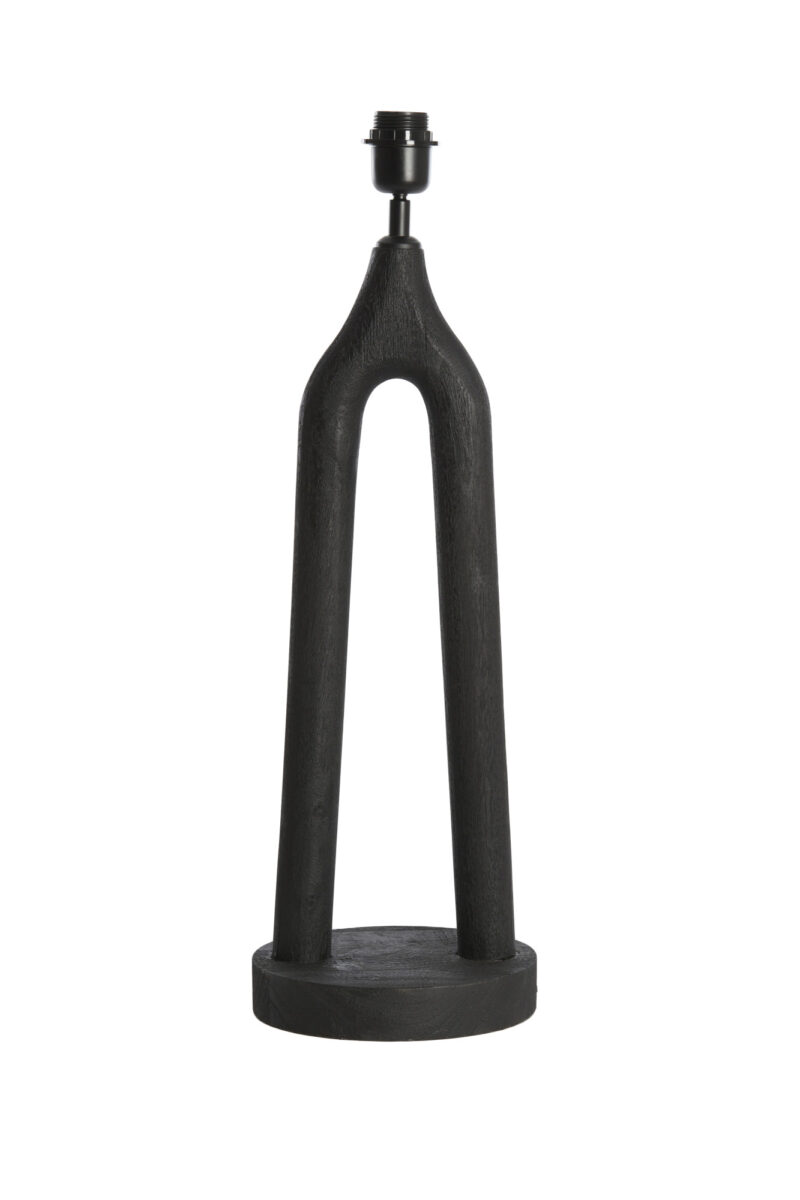 Estructura de madera negra para lámpara de mesa Light & Living Xitta - Imagen 2
