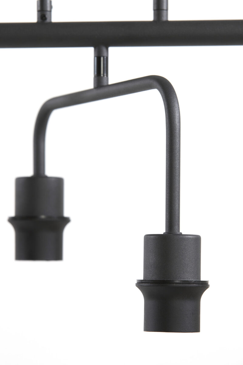 Lámpara colgante moderna negra con riel Light & Living Edisa – An. 160 cm - Imagen 4