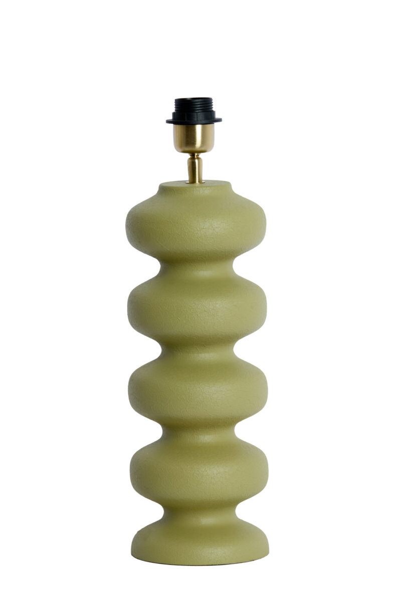 Base de lámpara verde oliva Light & Living Soroca - H. 42 cm - Imagen 2