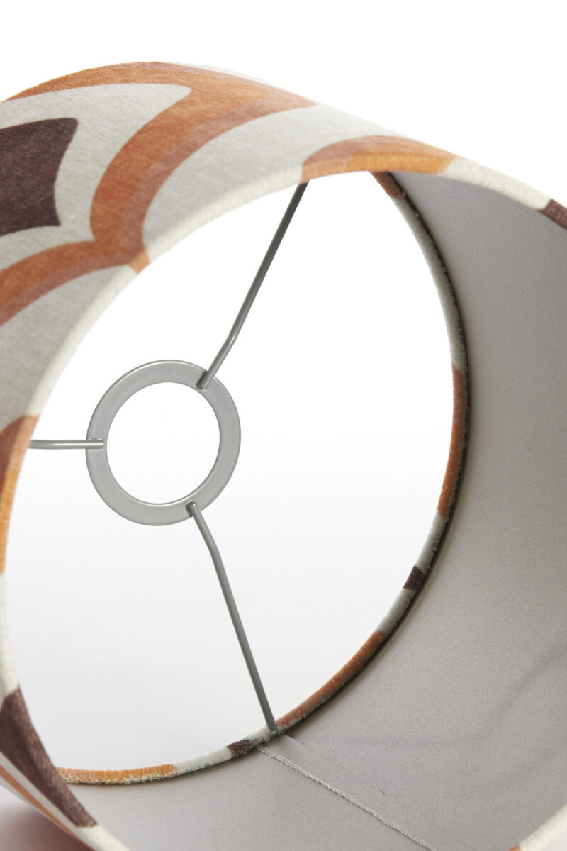 Pantalla de lámpara de patrón retro en forma de cilindro Light & Living Cookie - Ø 25 cm - Imagen 7