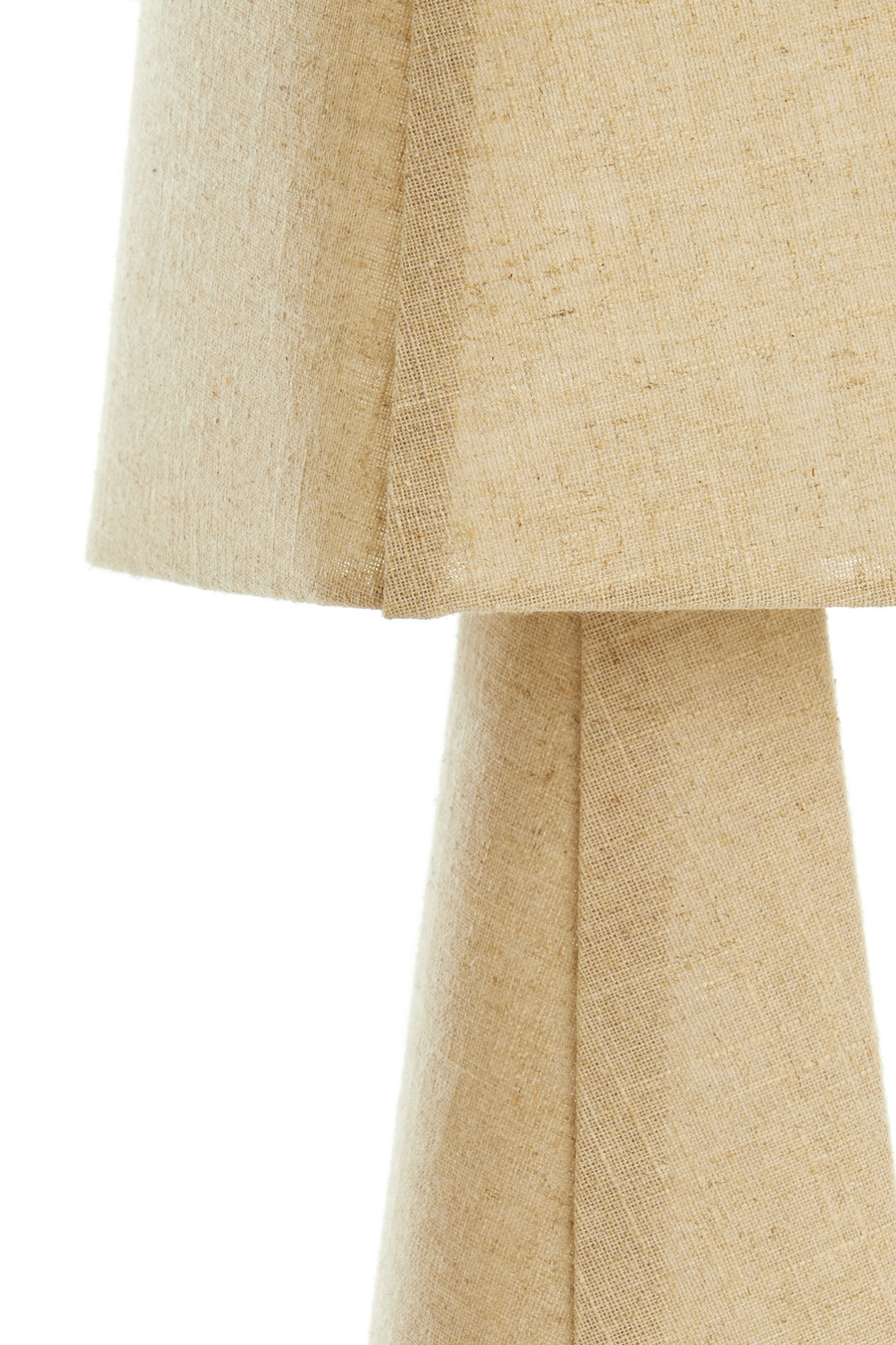 Lámpara de mesa trapezoidal beige Light & Living Mikko - Imagen 6