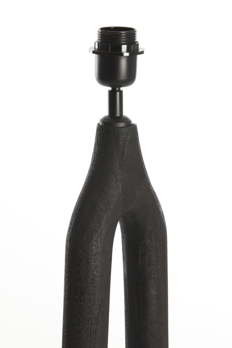 Estructura de madera negra para lámpara de mesa Light & Living Xitta - Imagen 4