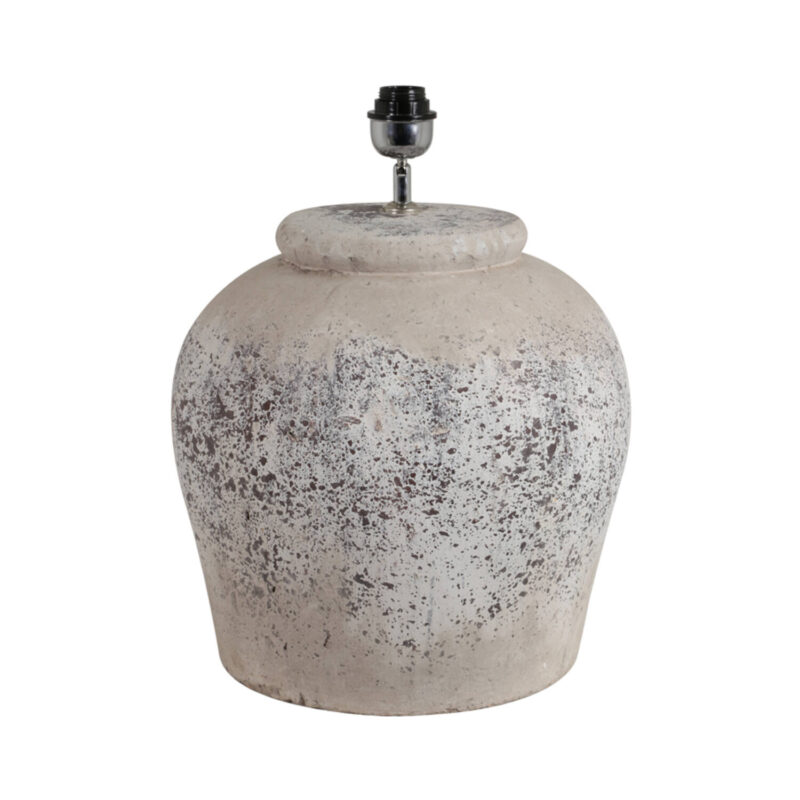 Base de lámpara con aspecto de piedra diseño rústico Light & Living Etna - H. 50 cm