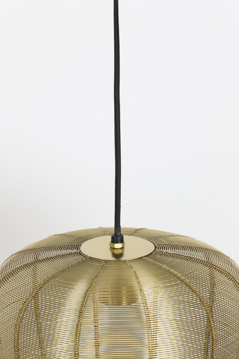 Lámpara metálica dorada para interiores Light & Living Adeta - Ø 28 cm - Imagen 6