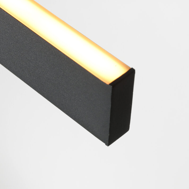 Lámpara colgante negra con luz arriba y abajo Mexlite BrightLine - Imagen 3