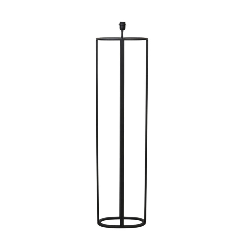Lámpara de pie negra de metal Light & Living Mylo – H. 145 cm