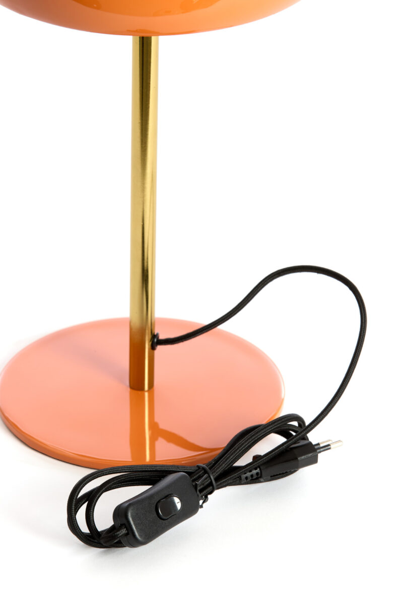 Lámpara de mesa moderna en naranja brillante Light & Living Surin - H. 40 cm - Imagen 5