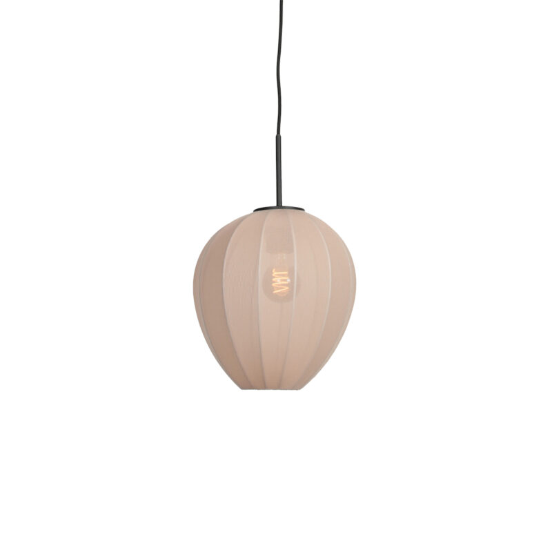 Lámpara colgante estilo japandi color crema Mexlite HaloSwap - Ø 25 cm