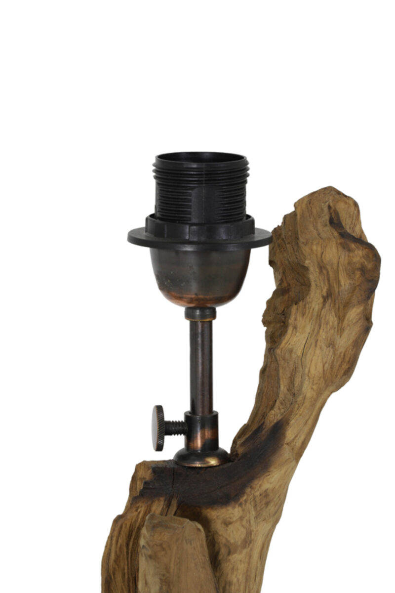 Base de lámpara de madera Light & Living Arbanasi - H. 63 cm - Imagen 6