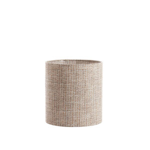 Pantalla de lámpara tejida beige de tela Light & Living Okavi - Ø 30 cm