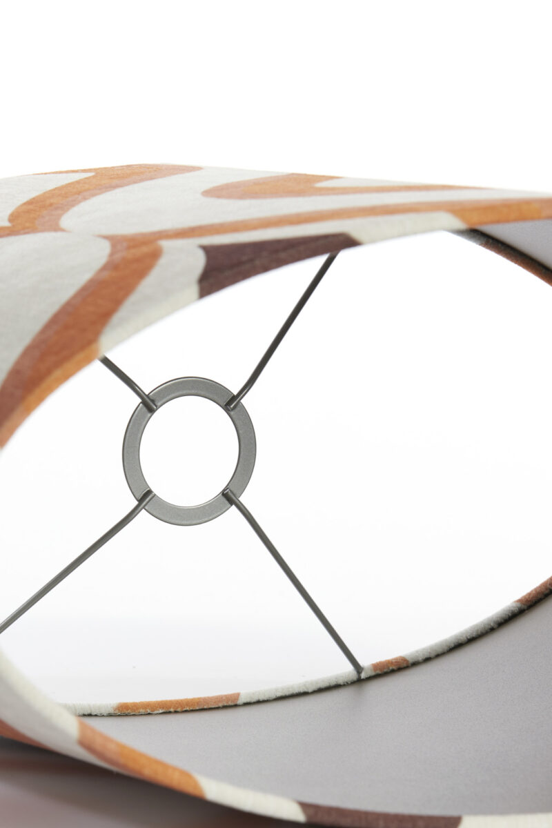 Pantalla de lámpara retro con un patrón Light & Living Cookie - H. 32 cm - Imagen 6