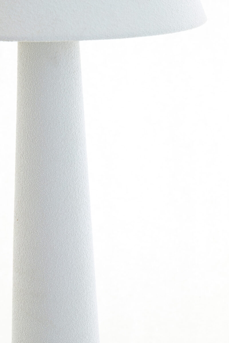 Lámpara de pie cónica blanca estilo escandinavo Light & Living Devia - H. 168 cm - Imagen 4