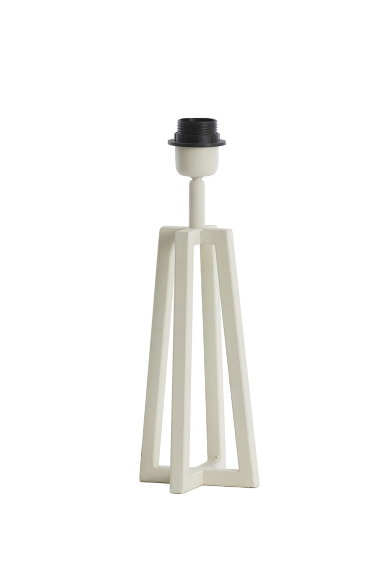 Base de lámpara moderna blanca Light & Living Miley - H. 31 cm - Imagen 2