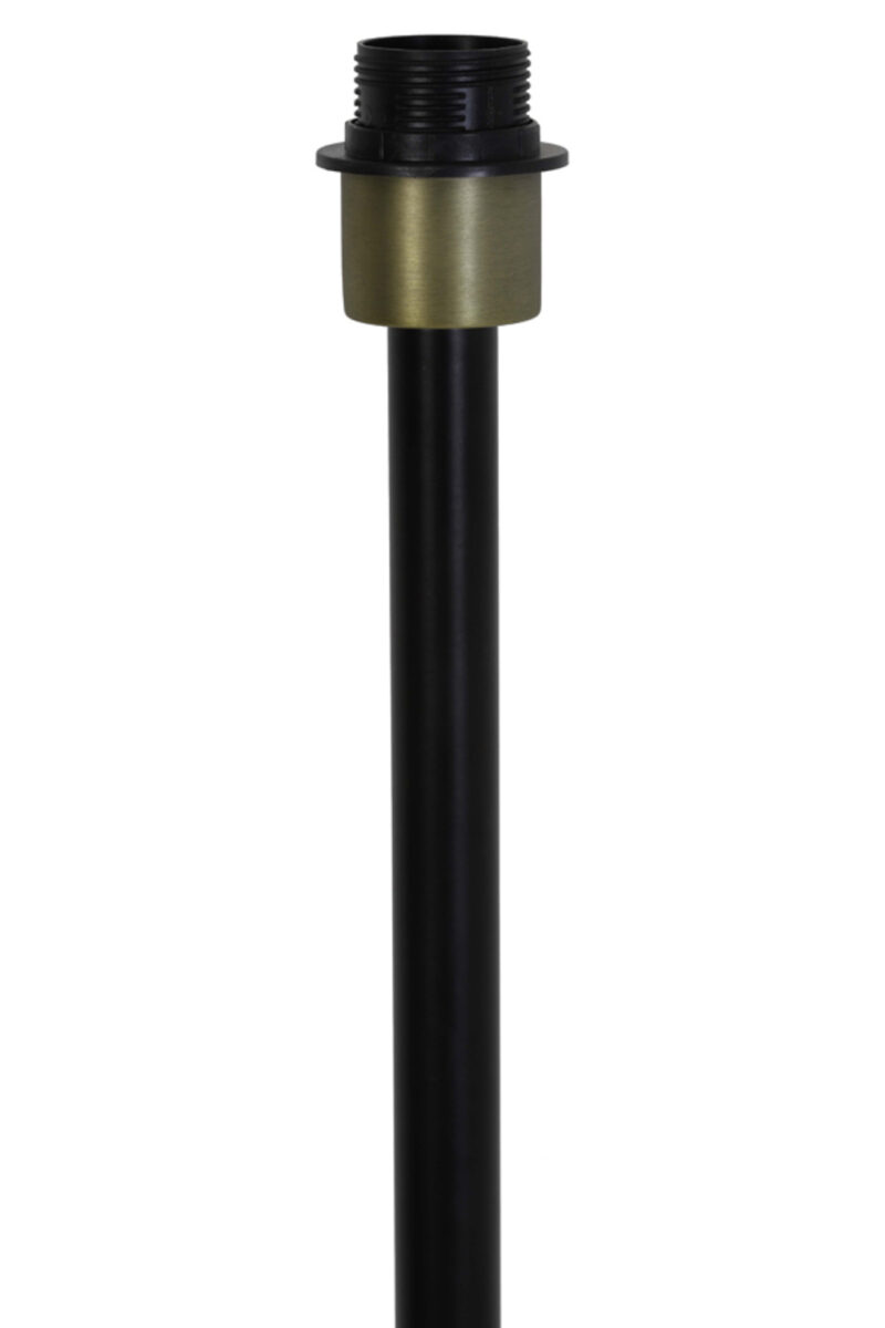 Base de lámpara negra larga Light & Living Rodrigo - H. 135 cm - Imagen 3