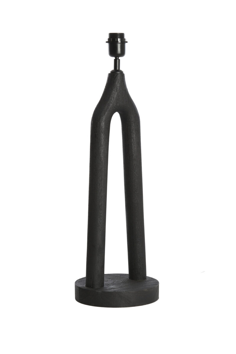 Estructura de madera negra para lámpara de mesa Light & Living Xitta - Imagen 3