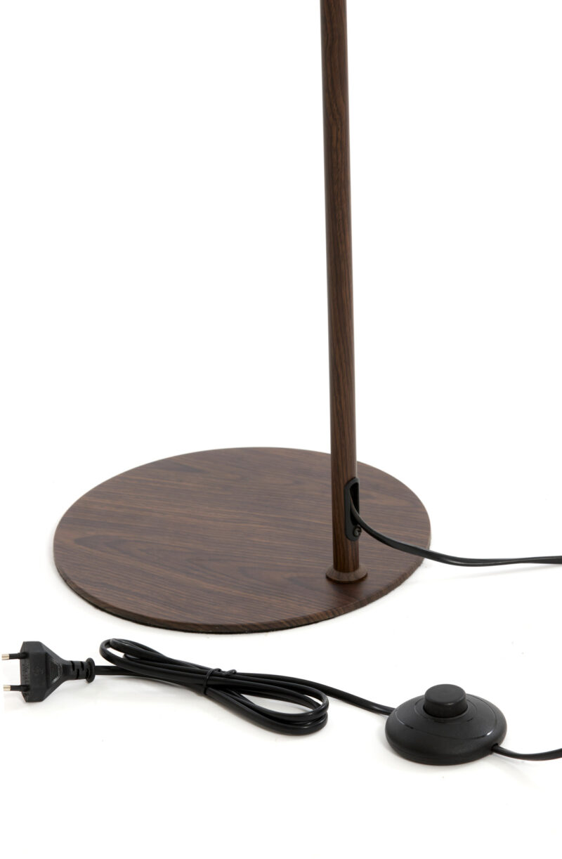 Lámpara de pie de metal marrón Light & Living Salomo - H. 147 cm - Imagen 6