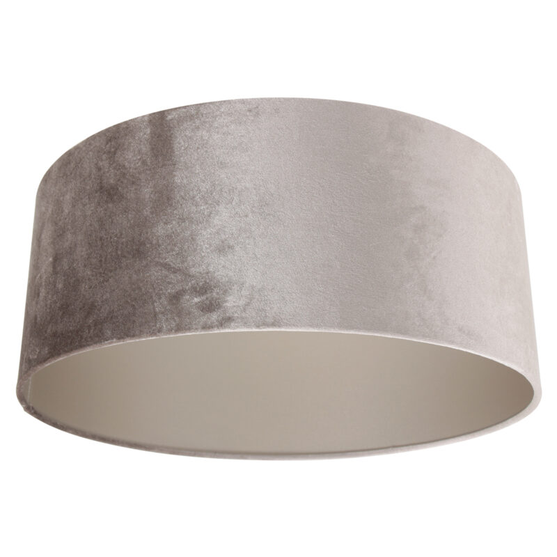 Lámpara arqueada negra con pantalla de terciopelo plateado Anne Lighting ZigZag - Imagen 5