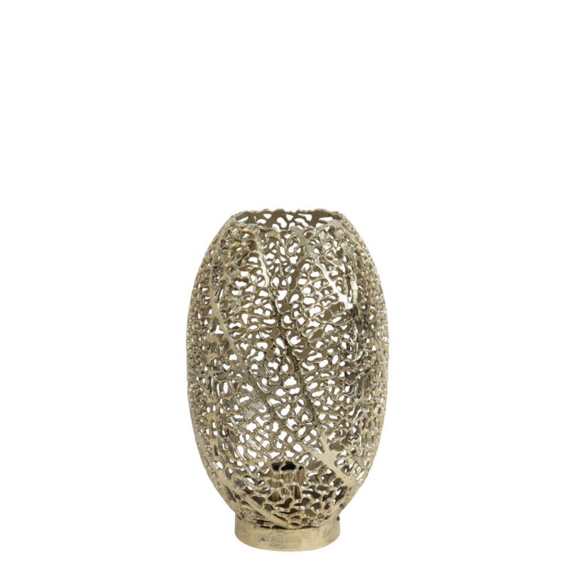 Lámpara de mesa dorada calada Light & Living Sinula – H. 40 cm
