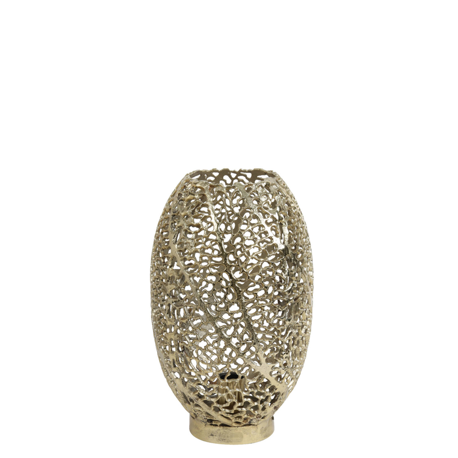 Lámpara de mesa dorada calada Light & Living Sinula – H. 40 cm