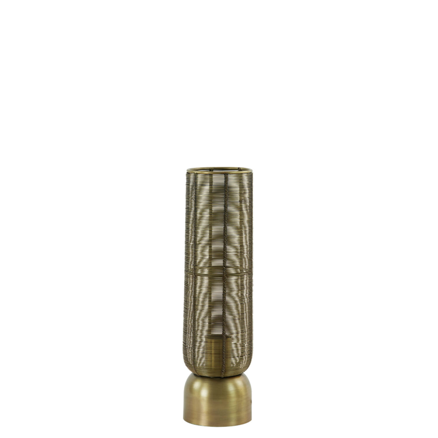 Lámpara de mesa moderna en metal dorado Light & Living Lezuza – H. 39,5 cm