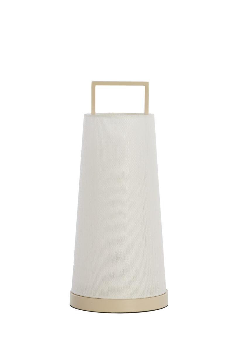 Lámpara de mesa blanca marfil Light & Living Fyon - H. 45 cm - Imagen 2