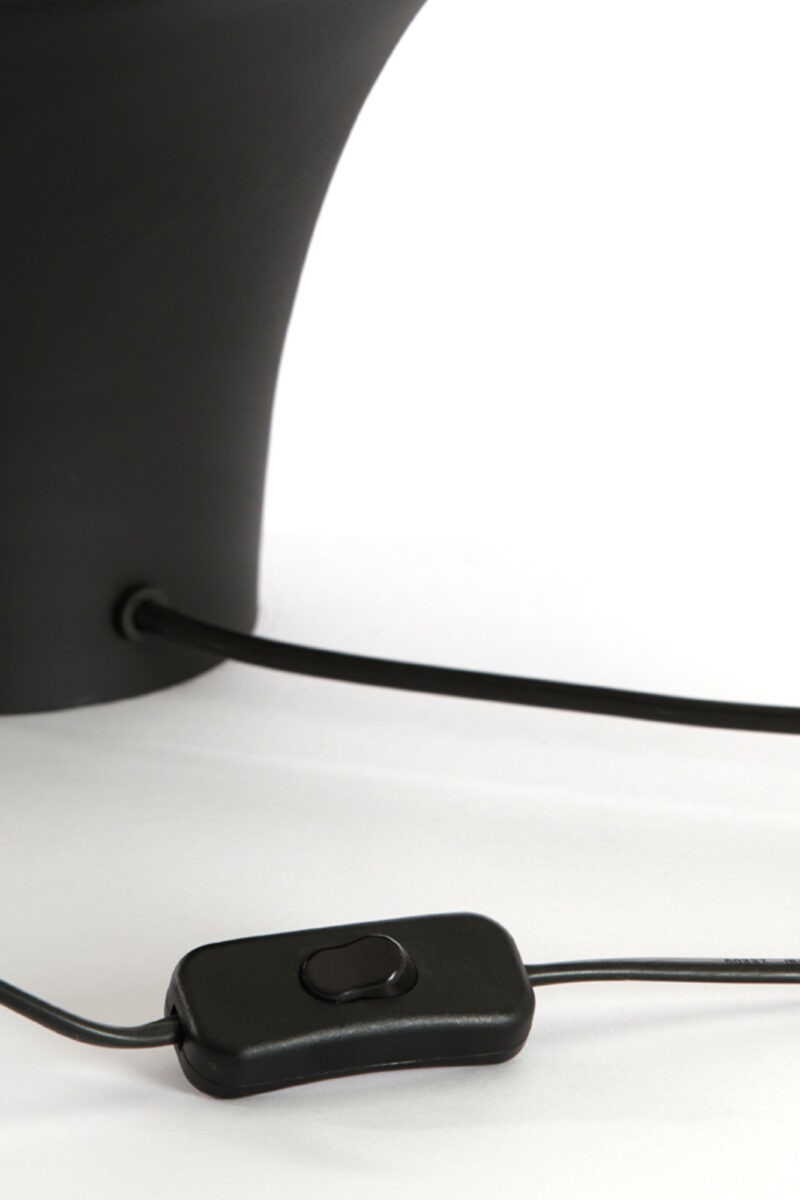 Base de lámpara negra diseño contemporáneo Light & Living Jeff - H. 52 cm - Imagen 7