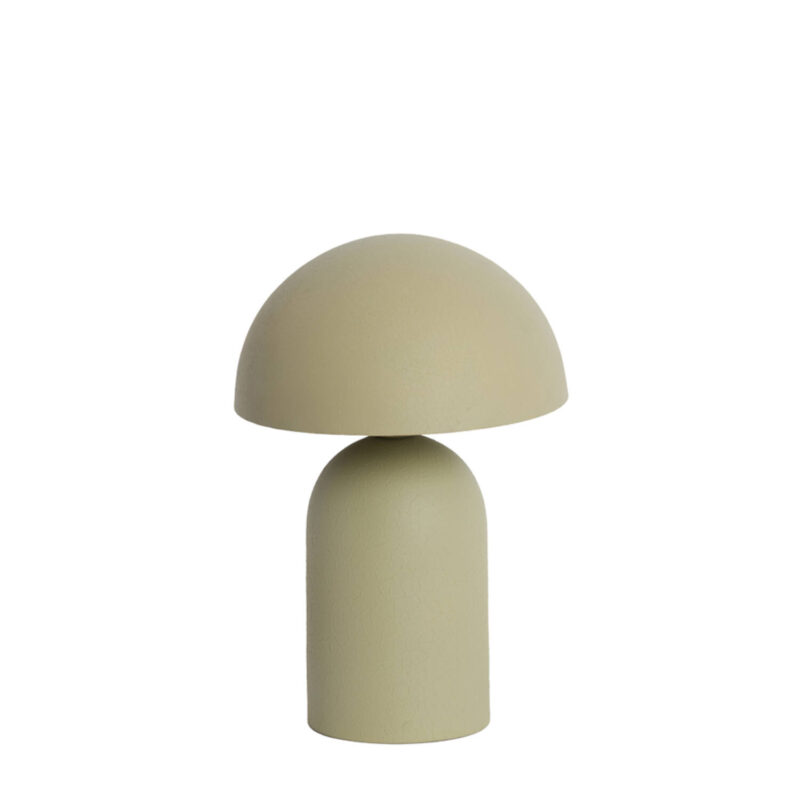 Lámpara tipo seta en tono beige Light & Living Tolima – H. 35 cm