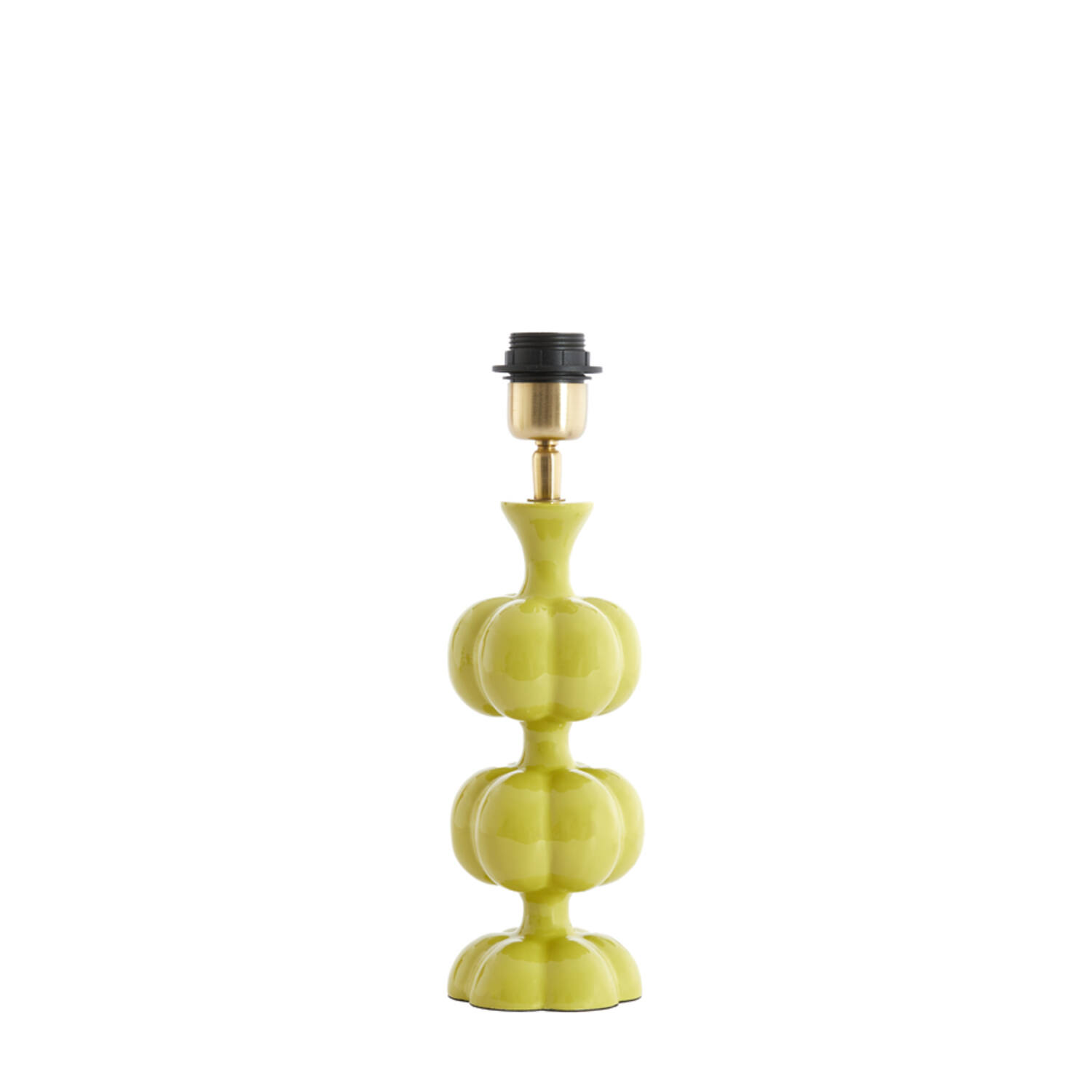 Base amarilla con bolitas de cerámica Light & Living Caldas – H. 29 cm