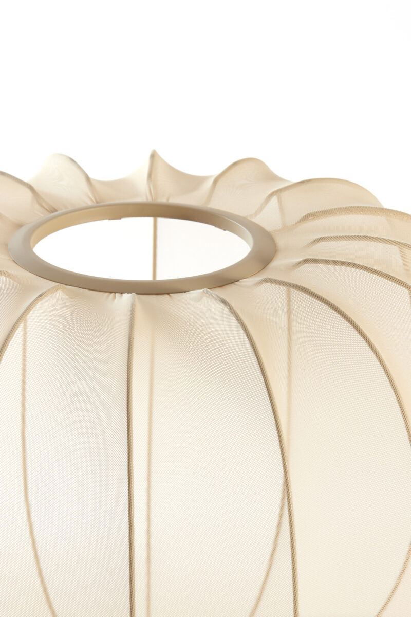 Pantalla de lámpara de tela transparente Light & Living Plumeria - Ø 50 cm - Imagen 6