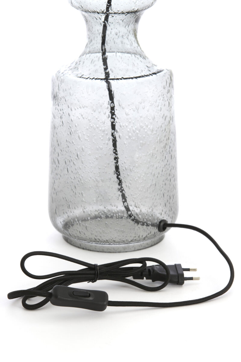 Base de lámpara de cristal con burbujas Light & Living Labin - H. 51 cm - Imagen 7