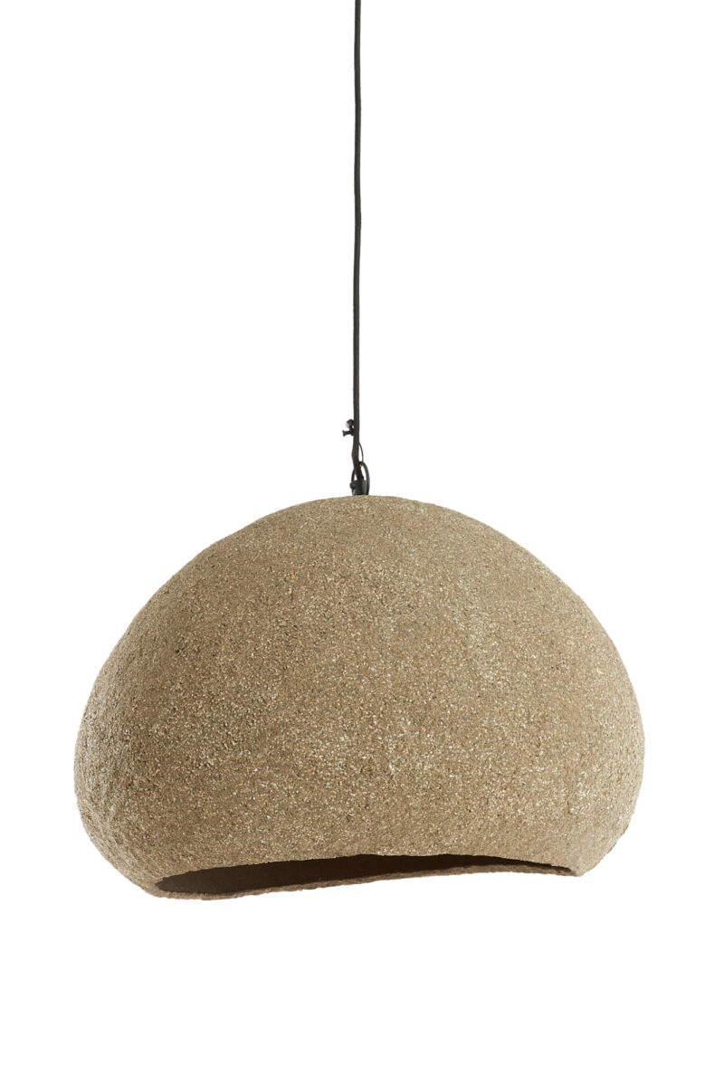 Lámpara esférica color arena Light & Living Celmira - Ø 57 cm - Imagen 2