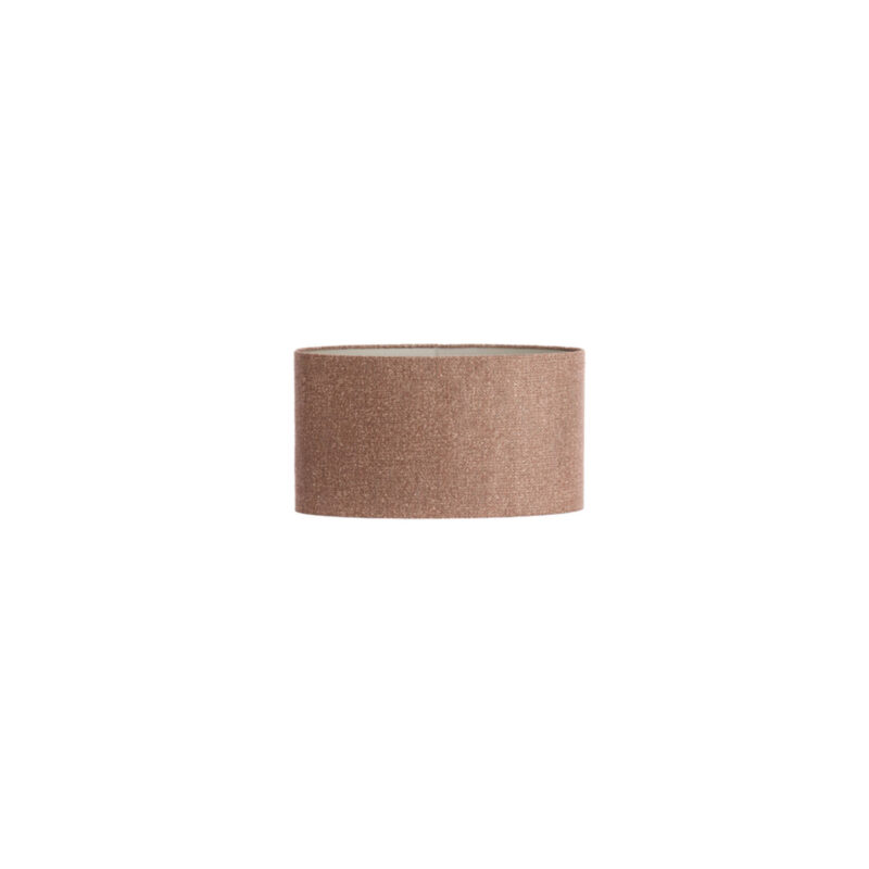 Pantalla de lámpara de bronce en forma de cilindro Light & Living Brandy - H. 25 cm