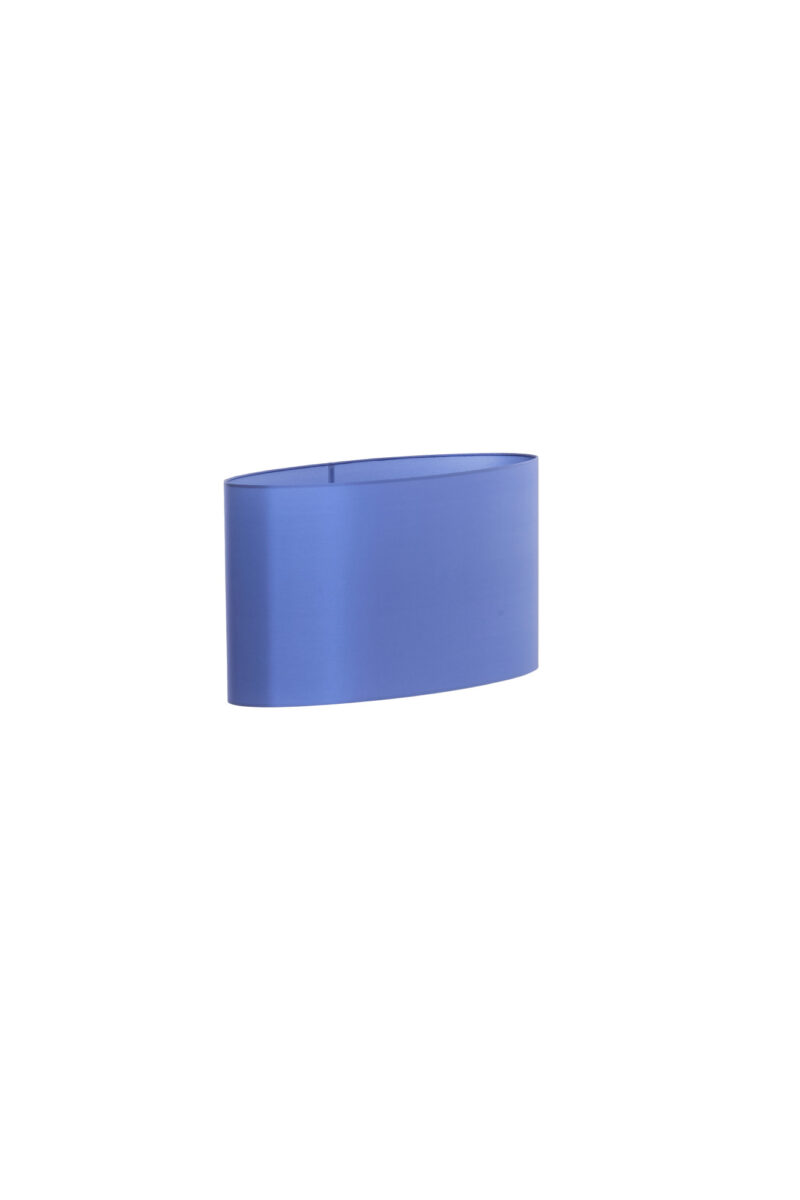 Pantalla de lámpara cilíndrica colorida en azul Light & Living Paradox - H. 25 cm - Imagen 3