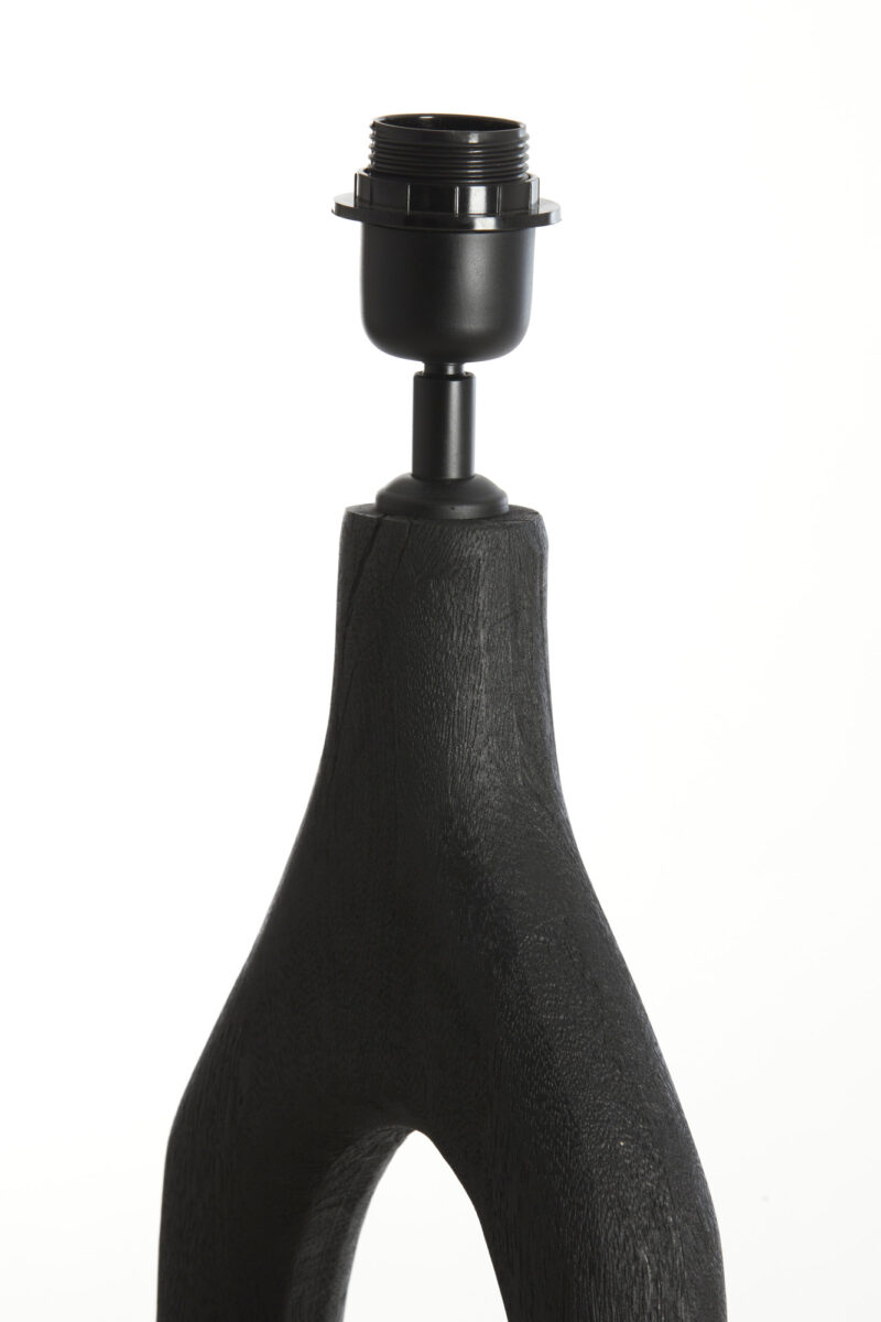Base de lámpara negra diseño moderno Light & Living Xitta - H. 135 cm - Imagen 4