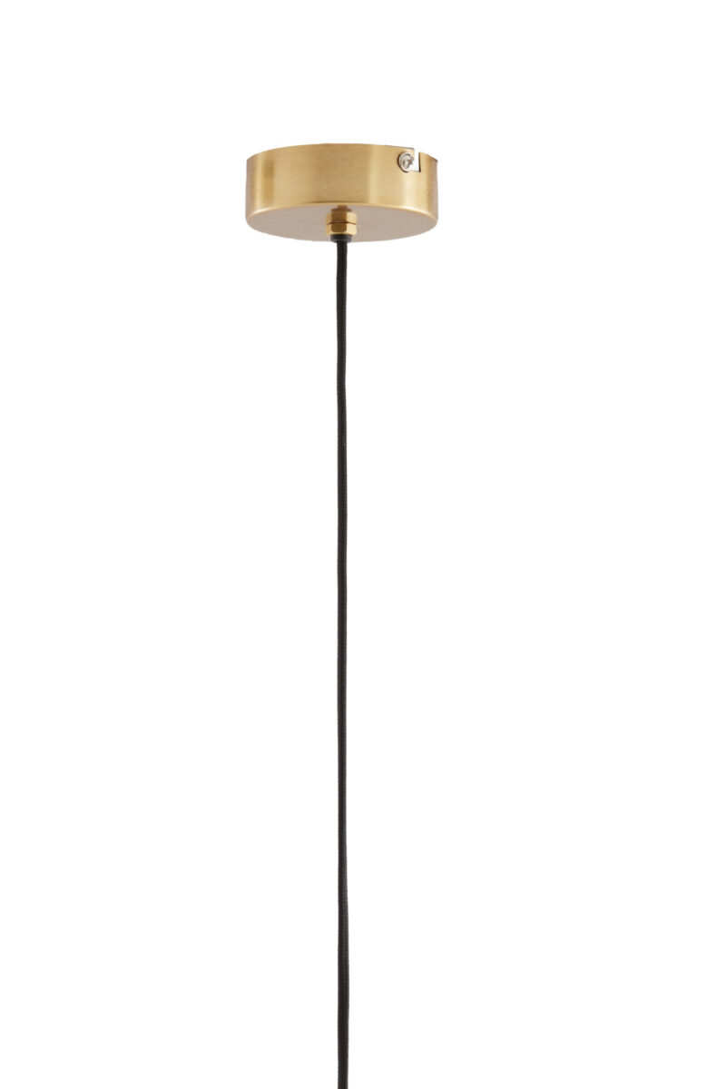 Lámpara dorada con estampado en naranja Light & Living Cetara - Ø 26 cm - Imagen 7