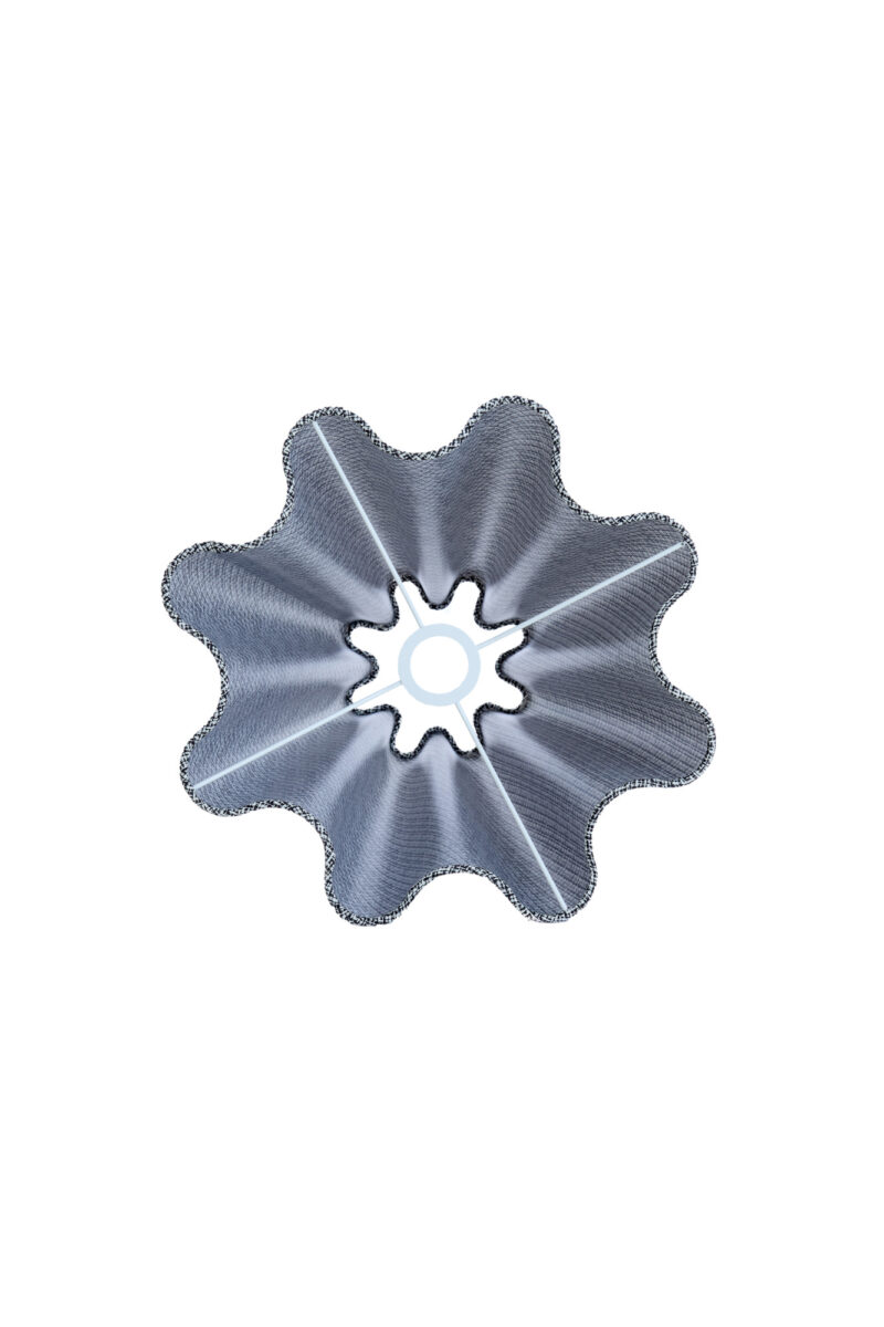 Pantalla de lámpara de tela gris con patrón de rombos Light & Living Bezaha - Ø 15 cm - Imagen 7